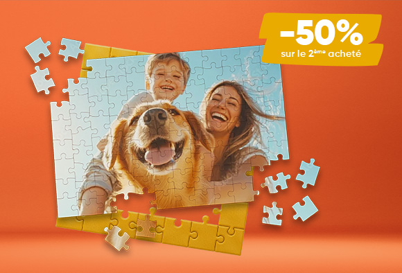 -50% sur le 2ème puzzle acheté