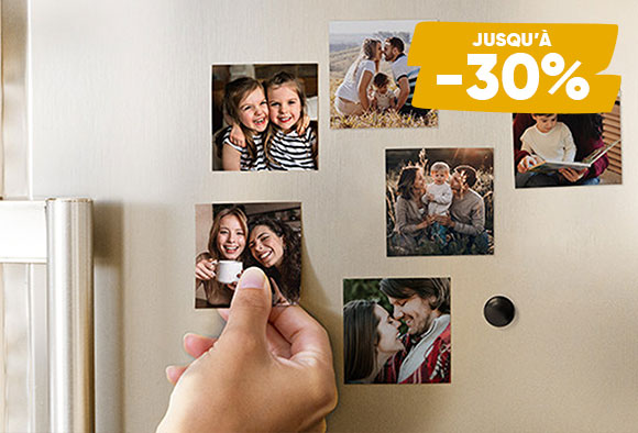 Magnets photo personnalisés