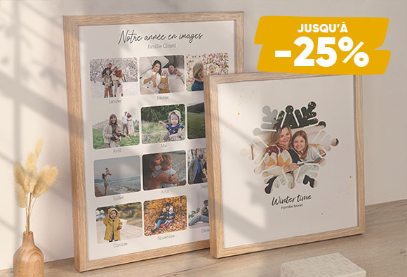 Décoration murale personnalisée avec vos photos