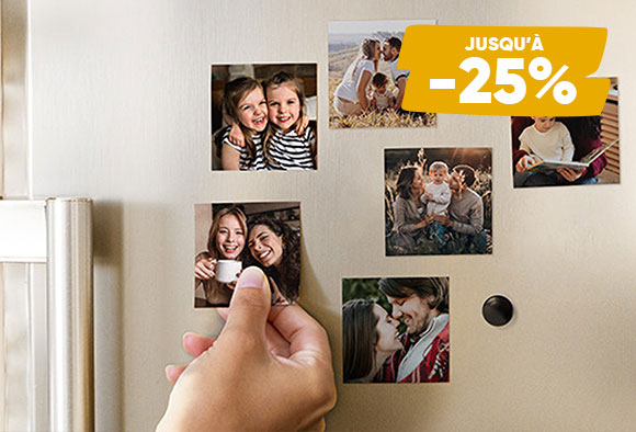 Magnets photo personnalisés