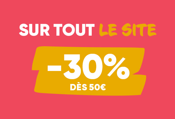 -30% sans minimum sur tout le site