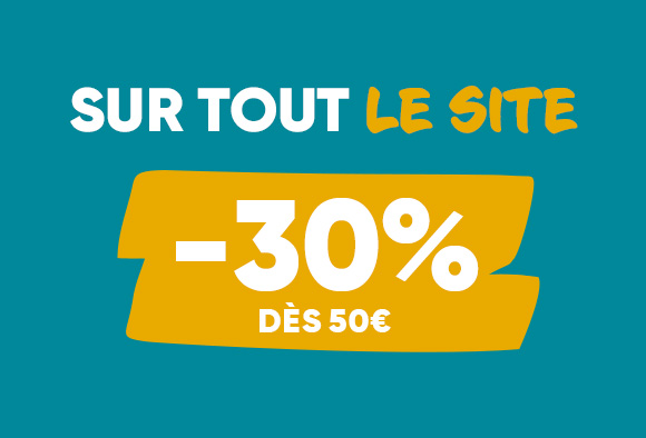 -30% dès 50€ d'achat