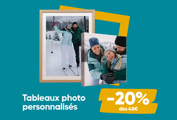 -20% sur les tableaux photo