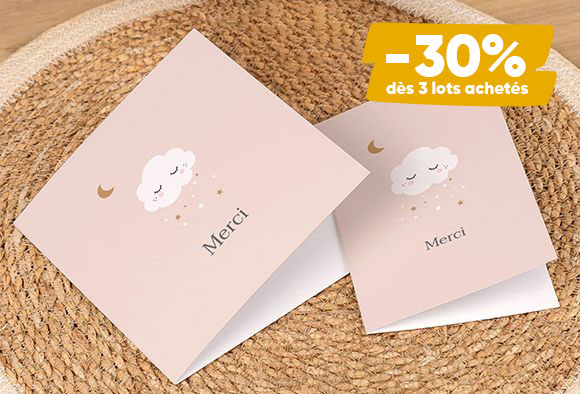 Cartes et faire-part personnalisés