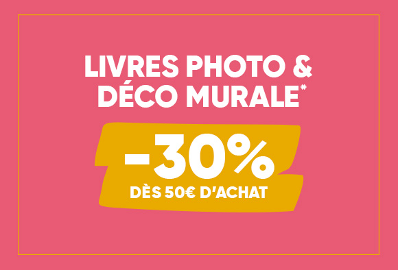 Livres photo et décoration murale à -30%