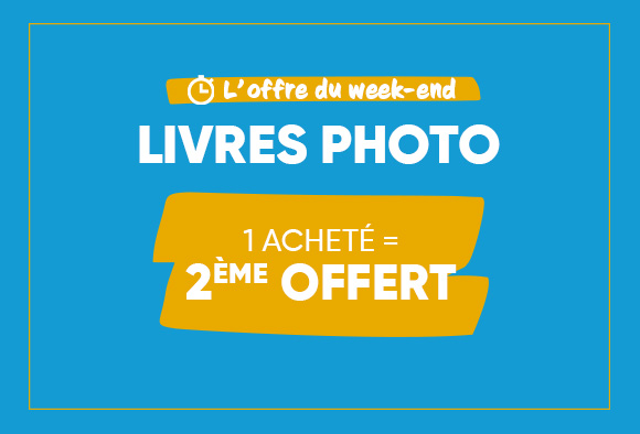 1 livre photo offert dès 1 livre photo acheté
