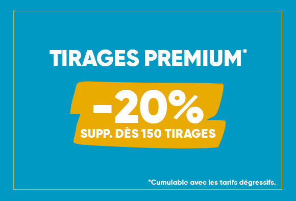 Tirages photo à -20% !