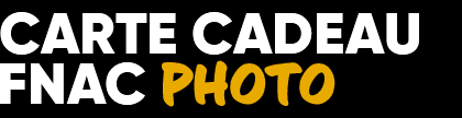 Carte cadeau Fnac Photo