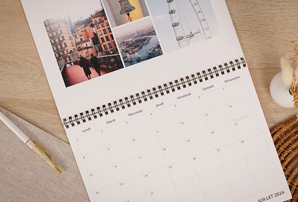 Imprimez votre calendrier photos personnalisé