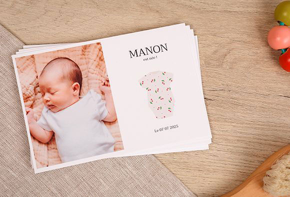 Faire-part et cartes personnalisées